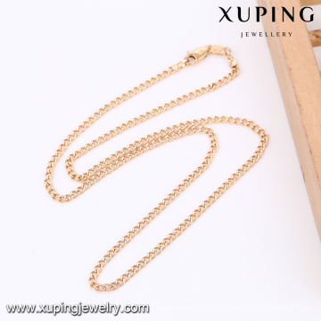 43070 -Xuping Wholesale Mini Gold Women Necklace Jewelries